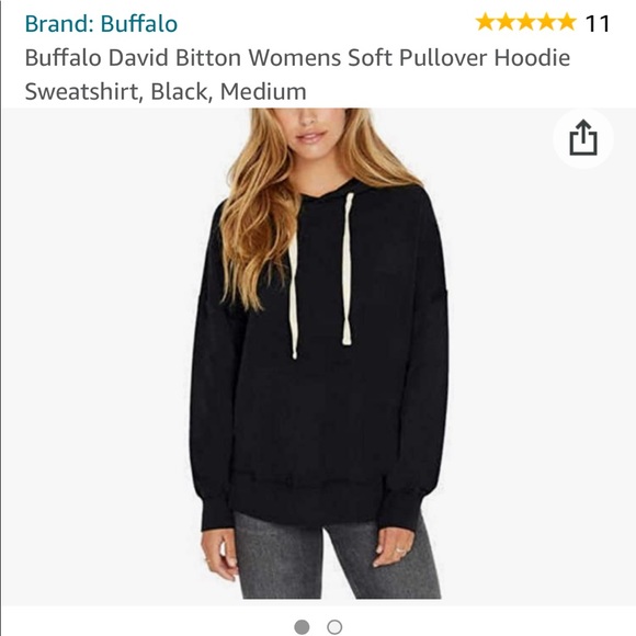 SUPER buttery SOFT basic black hoodie medium - Picture 12 of 12